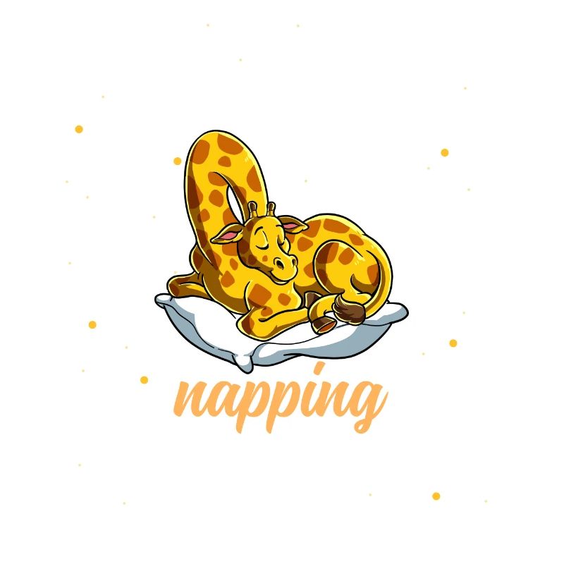 Sleeping Giraffe Official Napping