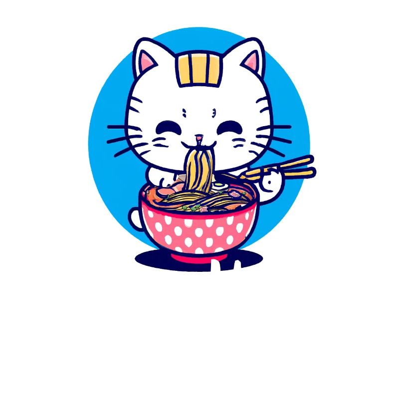 Cute Cat Eats Ramen - Anime - Manga
