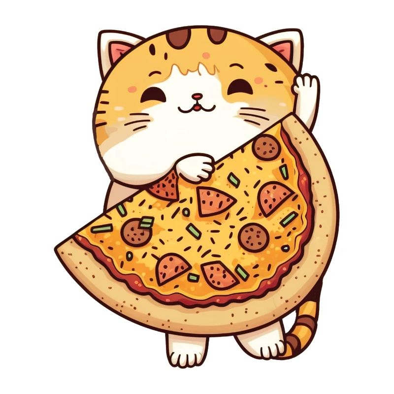 Autocollant mignon chaton chat chat mignon