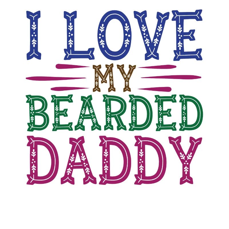 Vater Bart bärtig mit Bart Vollbart Ehemann