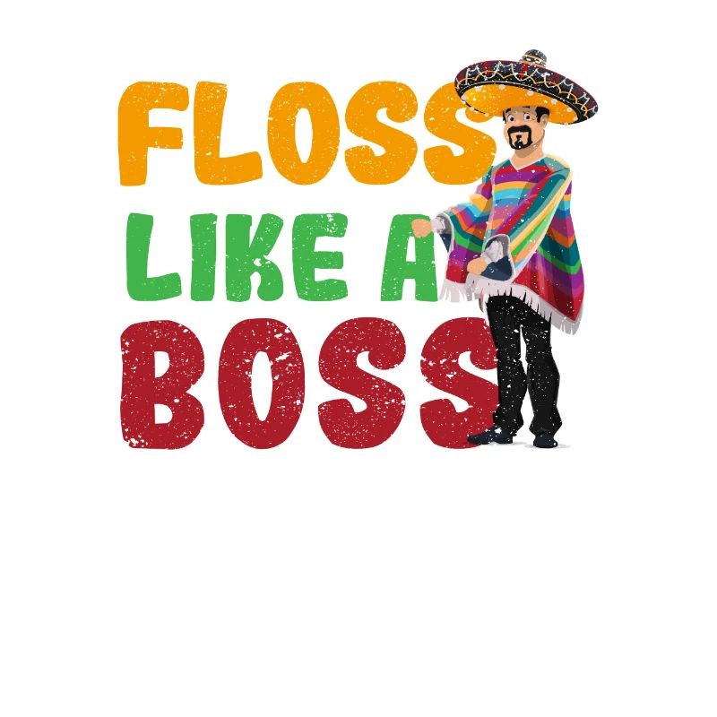 Zahnseide wie ein Boss Cinco de Mayo Flossing