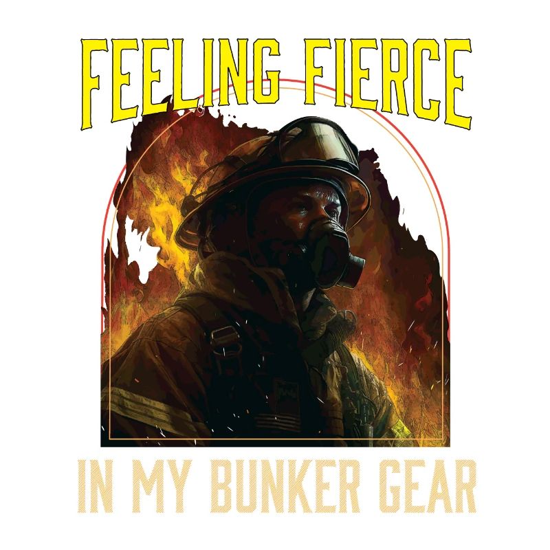 Se sentir féroce dans mon Bunker Gear Fireman