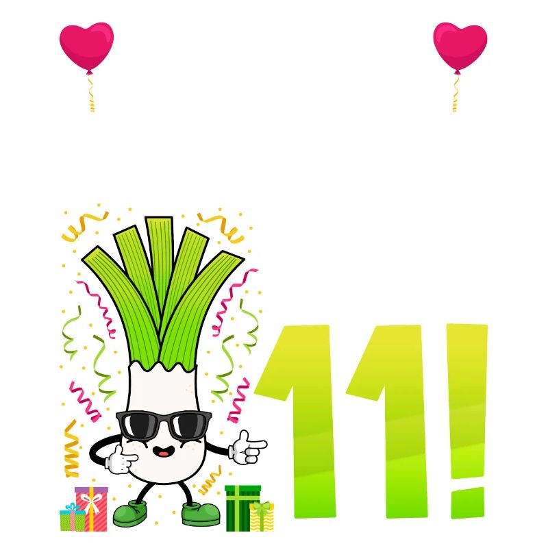 Hurra der Lauch wird 11