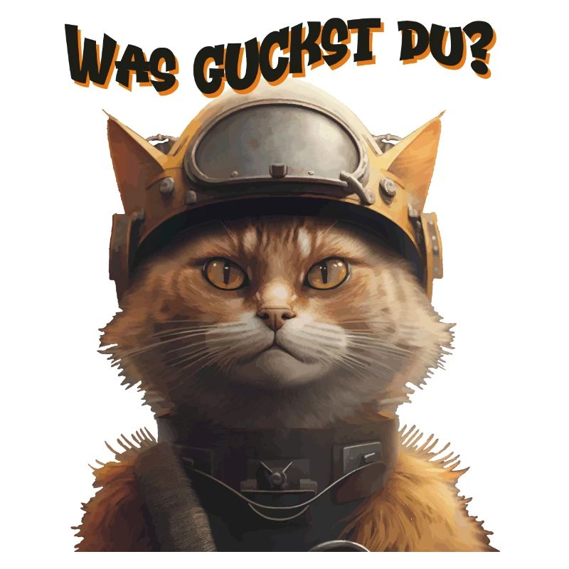 Chat avec casque - Que regardez-vous?