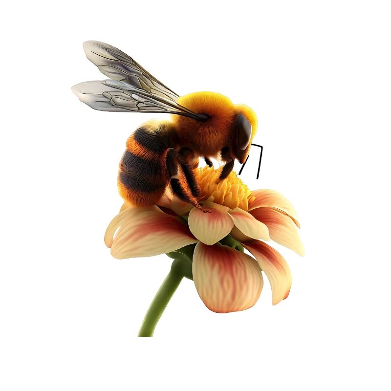 Abeille sur fleur