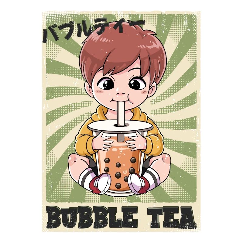 Boba Tea Boy Bubble Tea