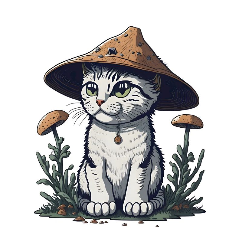 Chat champignon