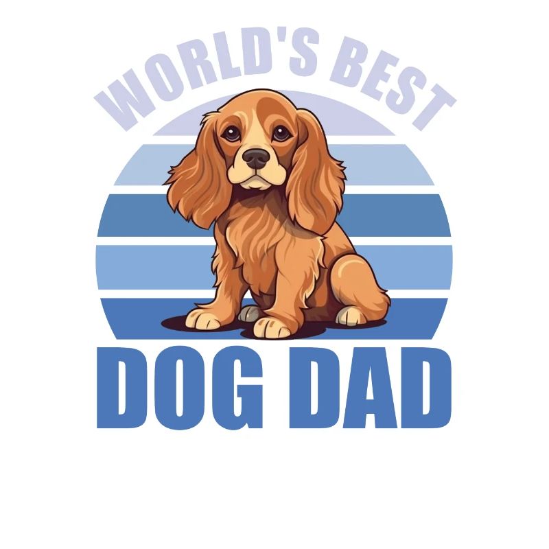 Weltbester Hunde Papa süßer Cocker Spaniel