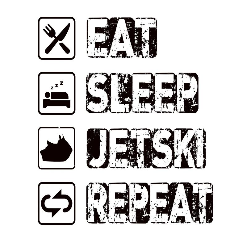 Manger Sleep Jetski Répéter