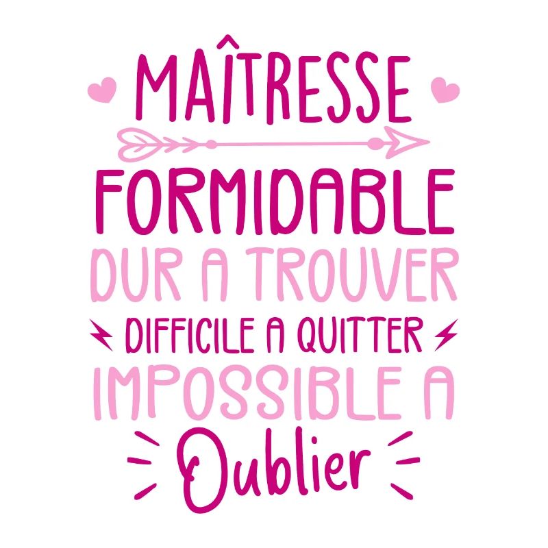 Maîtresse Formidable Cadeau Maîtresse D'école
