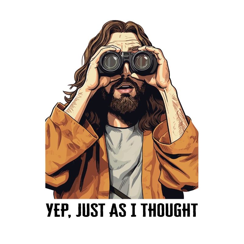 Jesus Meme Binoculars Yep Just That I Thought