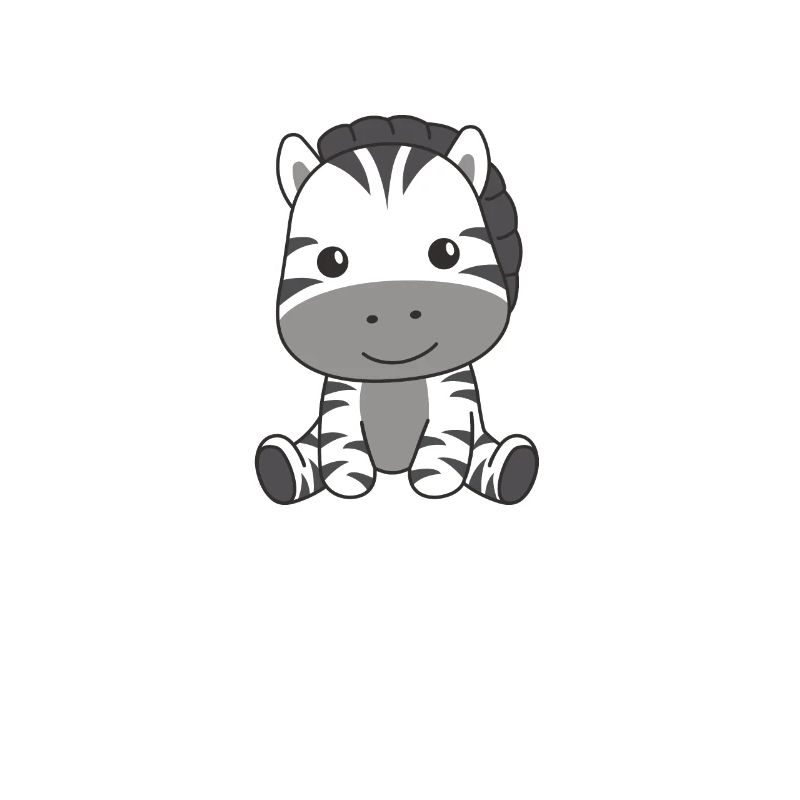 Ich wäre lieber ein Zebra - süßes Zebra