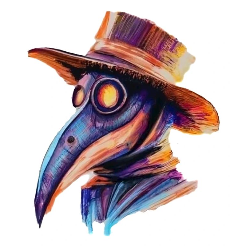 Stylized Medieval Doctor's Mask