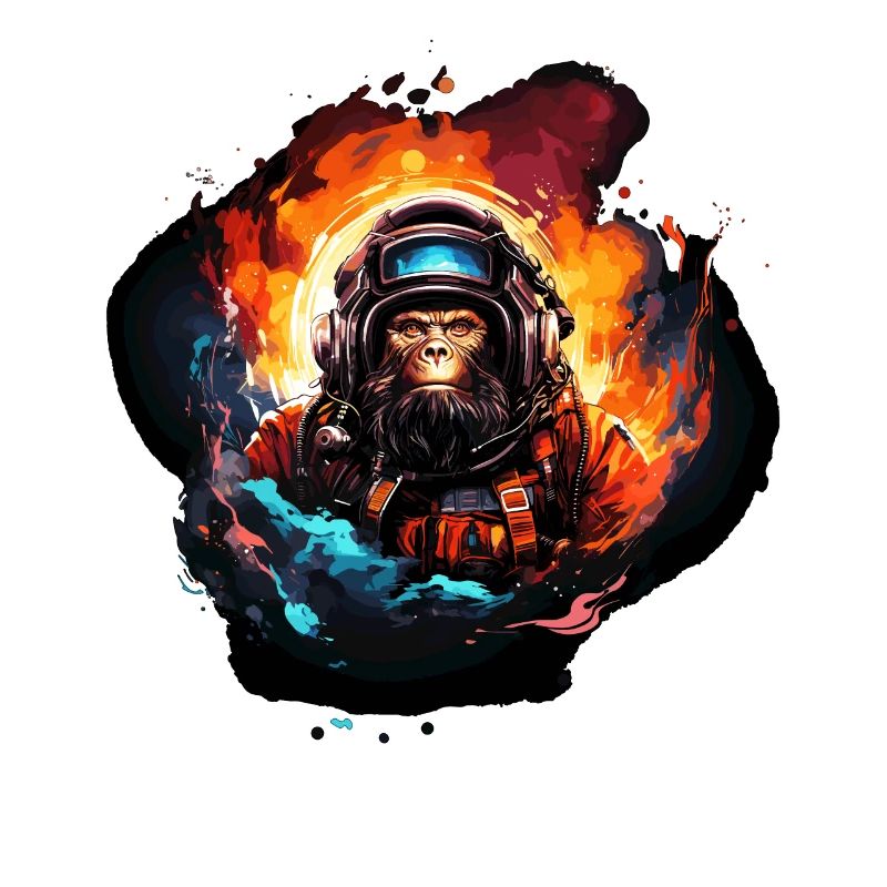 Singe dans l’espace - Space Monkey Ape Bigfooot