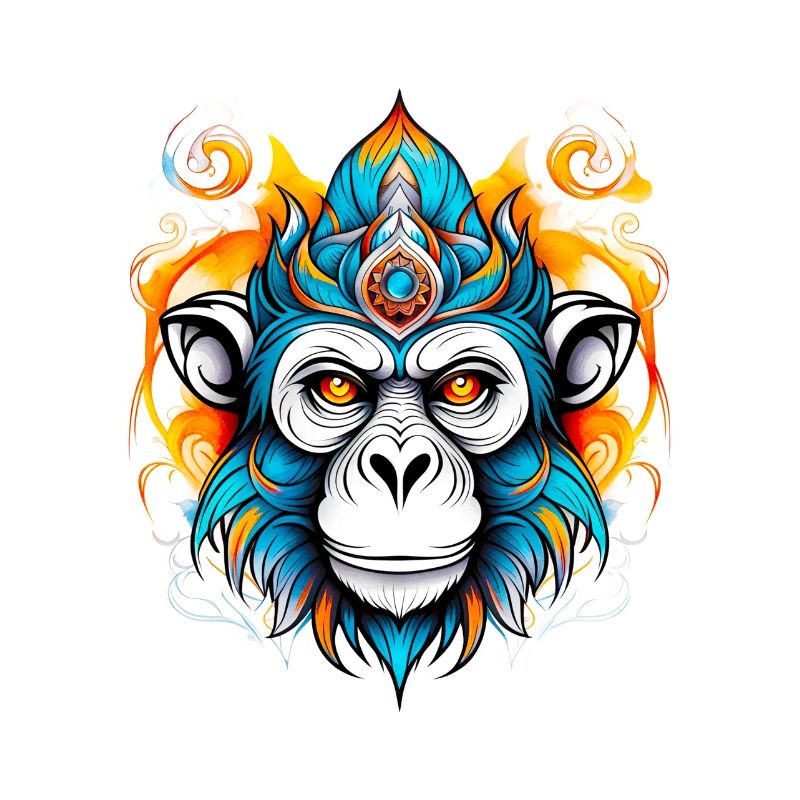 Monkey Stencil