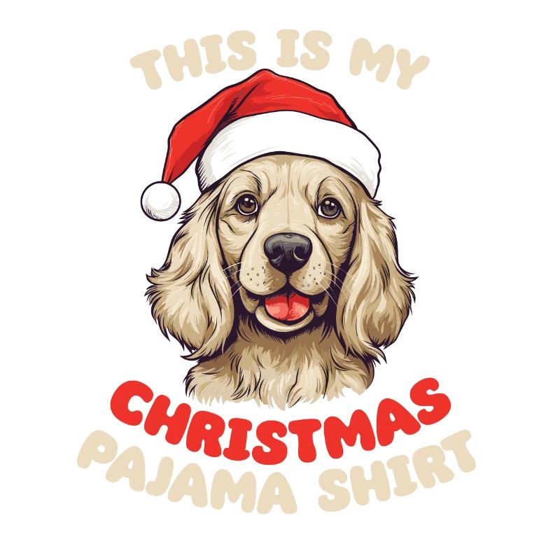 Cocker Spaniel Noël Pyjama Chiens