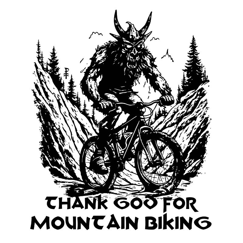 Thank God, Devil rides Mountaibike