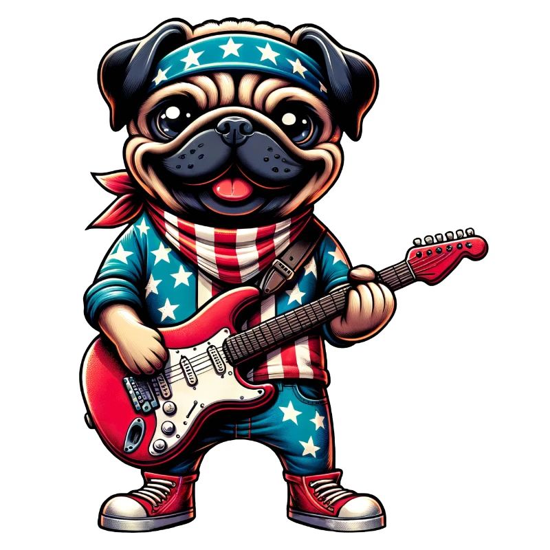 Mops-Gitarrist