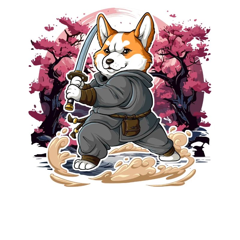 Samouraï Corgi
