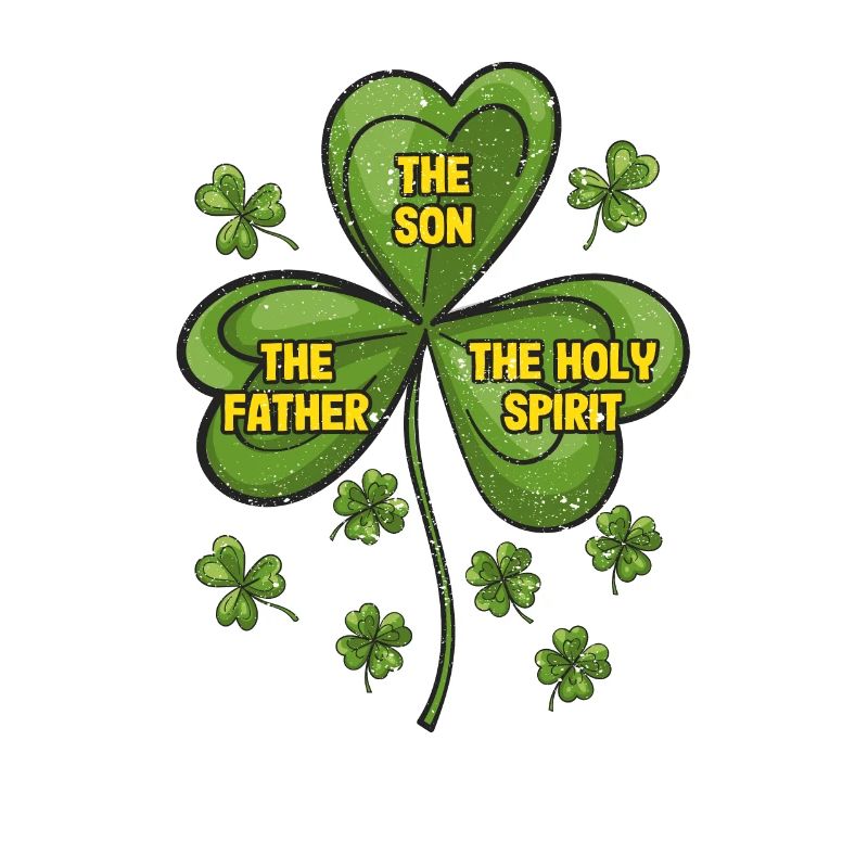 Catholic, Religious, Irish, Shamrock, Christian