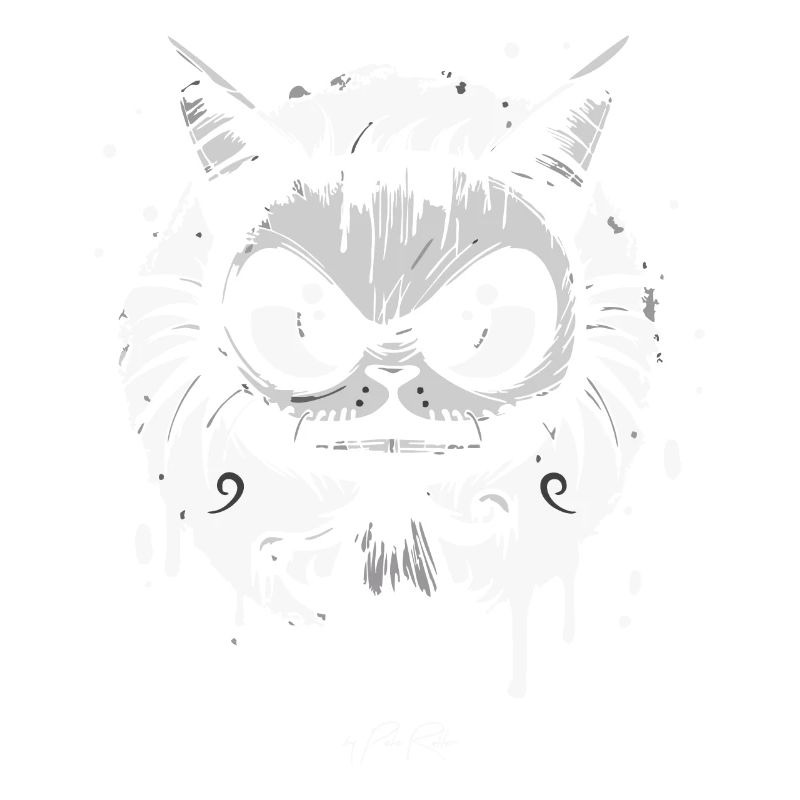 Cartoon Horror Cat from Hell