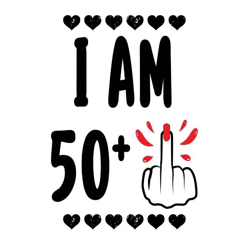 Ich bin 50 plus Bier 51. Geburtstag