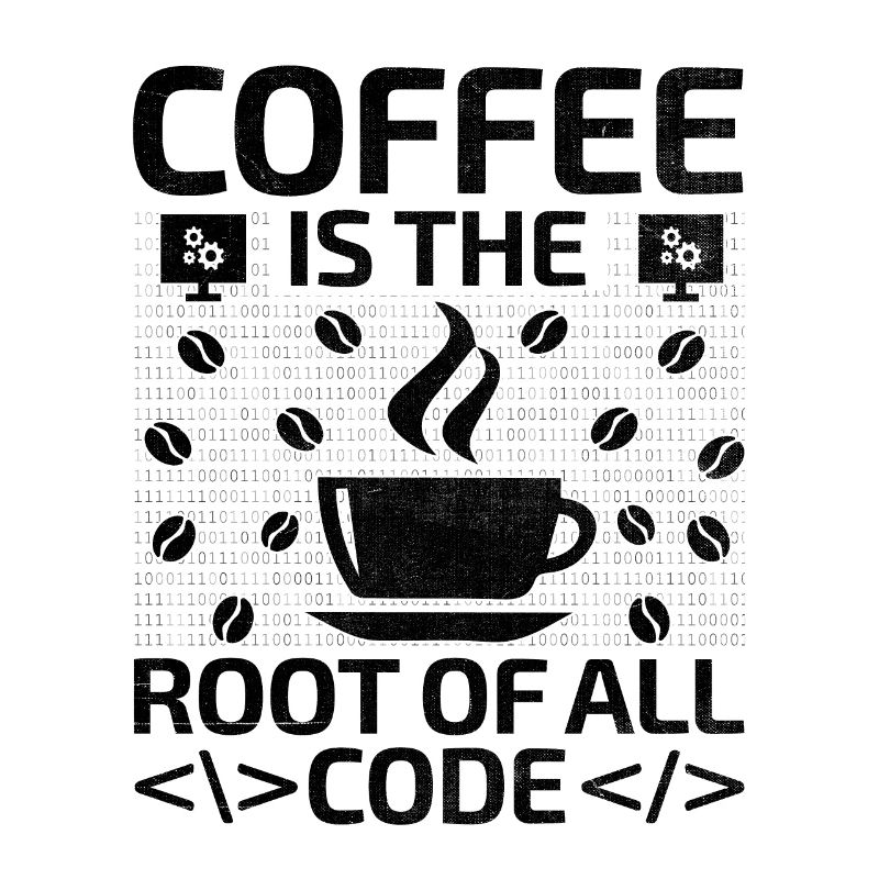 Kaffee-Codierung Programmierer Programmierer Entwickler Nerd Coff