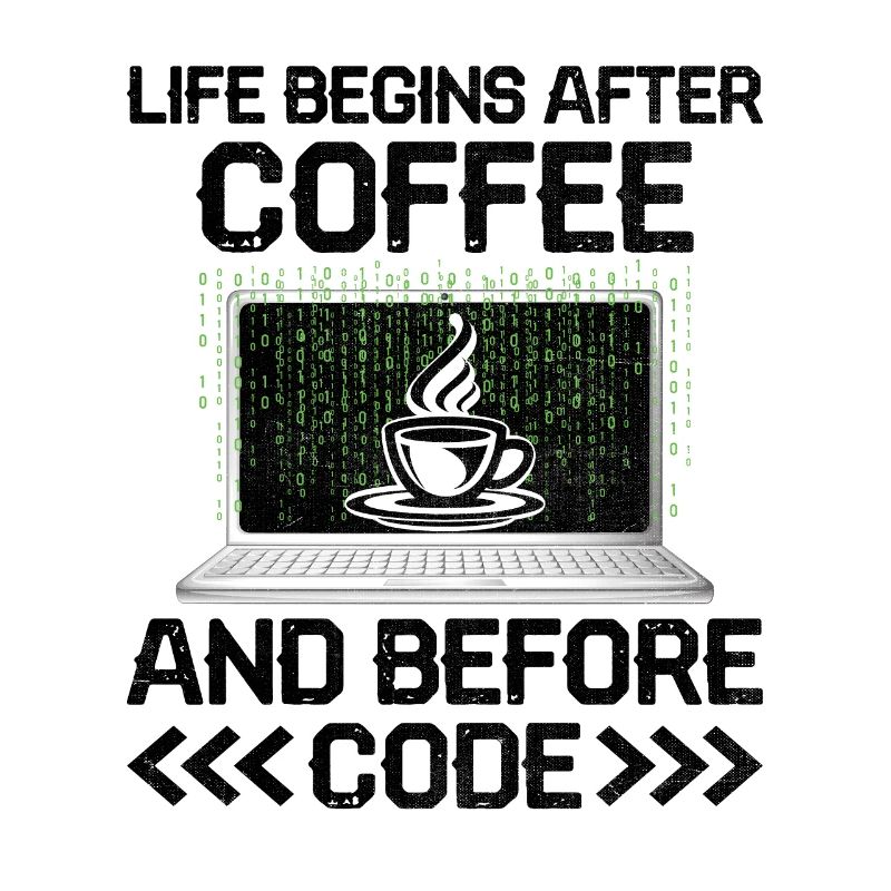 Coffee Coding Programmer Coder Developer Nerd Coff