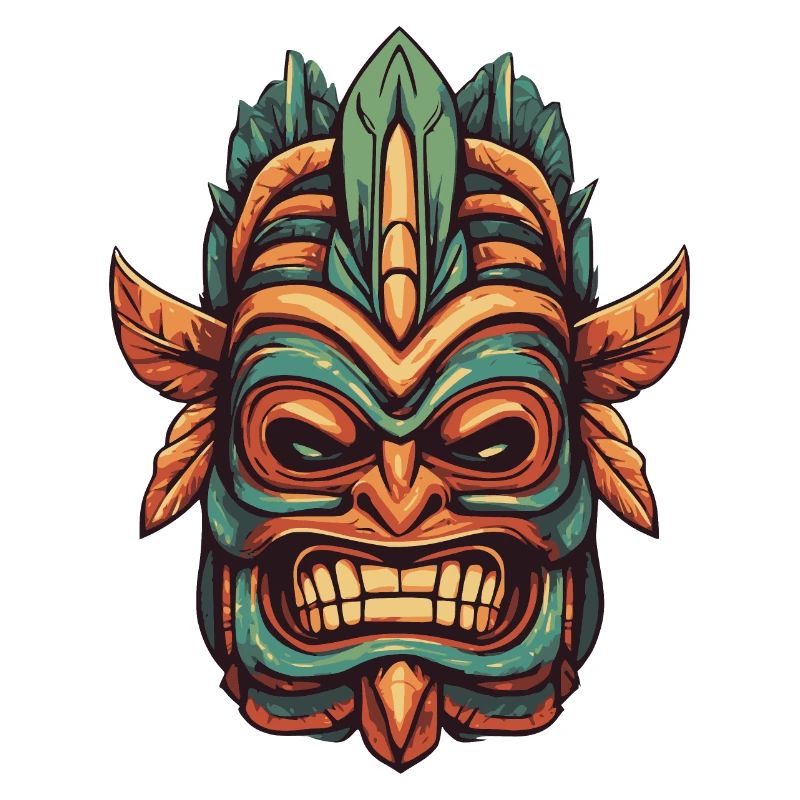 Tiki mask