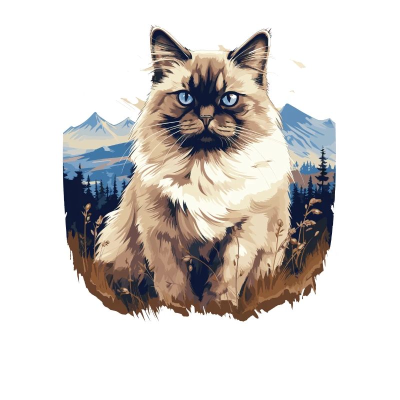Chat de Birmanie Birma Katze