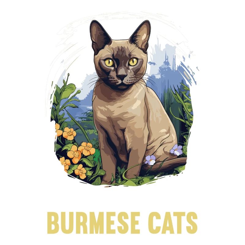 Chat birman Birmanie Katze