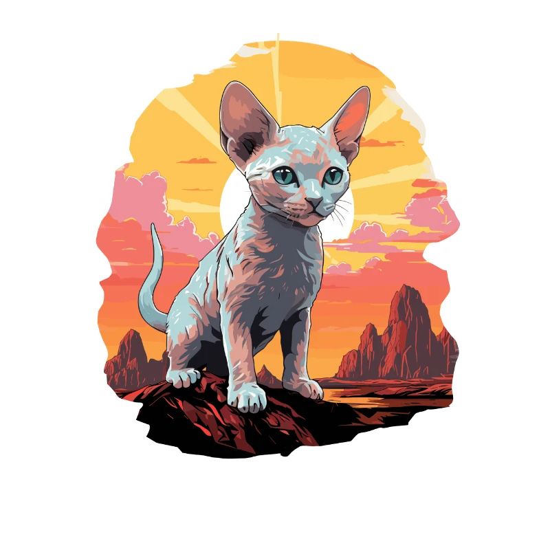 Devon Rex Kätzchen Devon Rex Katze