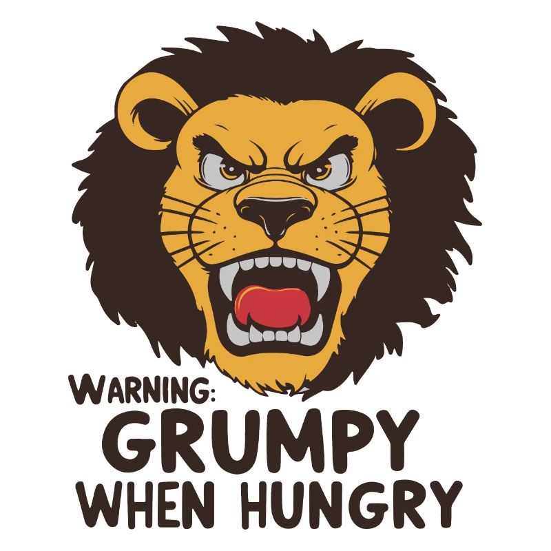 GRUMPY WHEN HUNGRY