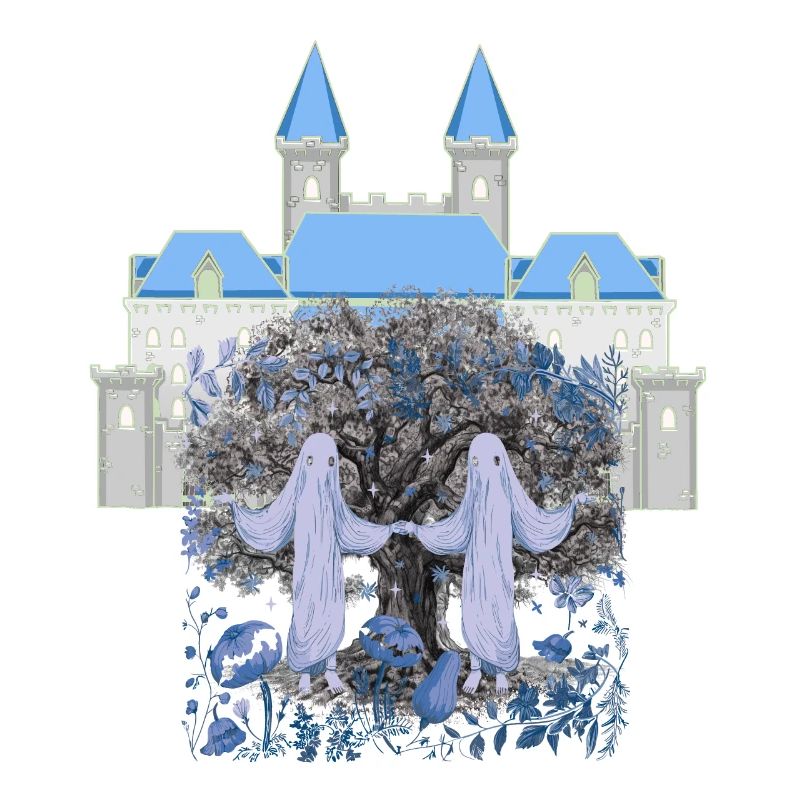 Castle, Castle, Ghosts, Ghosts, Halloween, Nature