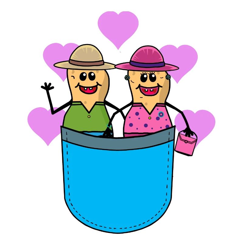 Erdnuss Ehepaar Ehemann Ehefrau Valentin