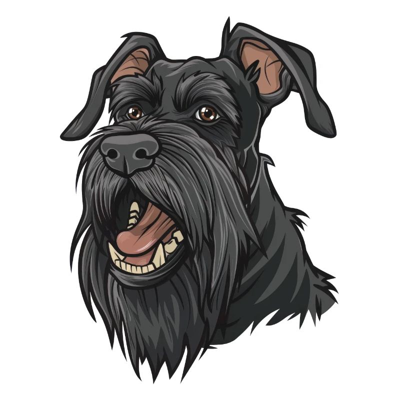 Schnauzer géant | Schnauzer géant | Caricature