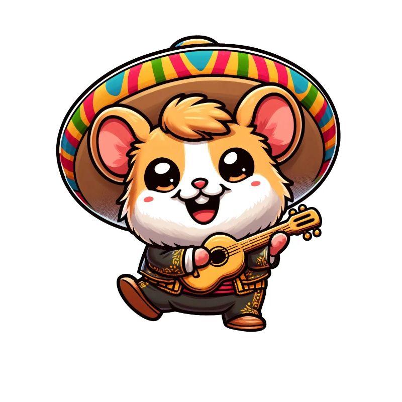 Cinco de Mayo Hamster et cochon d’Inde Mariachi