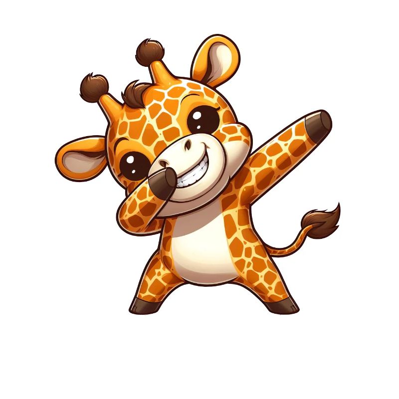 Cool Giraffe Dabbing Style
