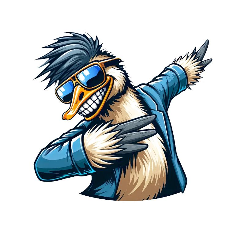 Cool Emu Bouquet Dabbing Dab Dance