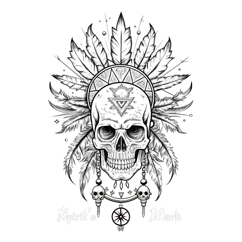 SKULL AND FEATHERS, SPIRIT'S MARK