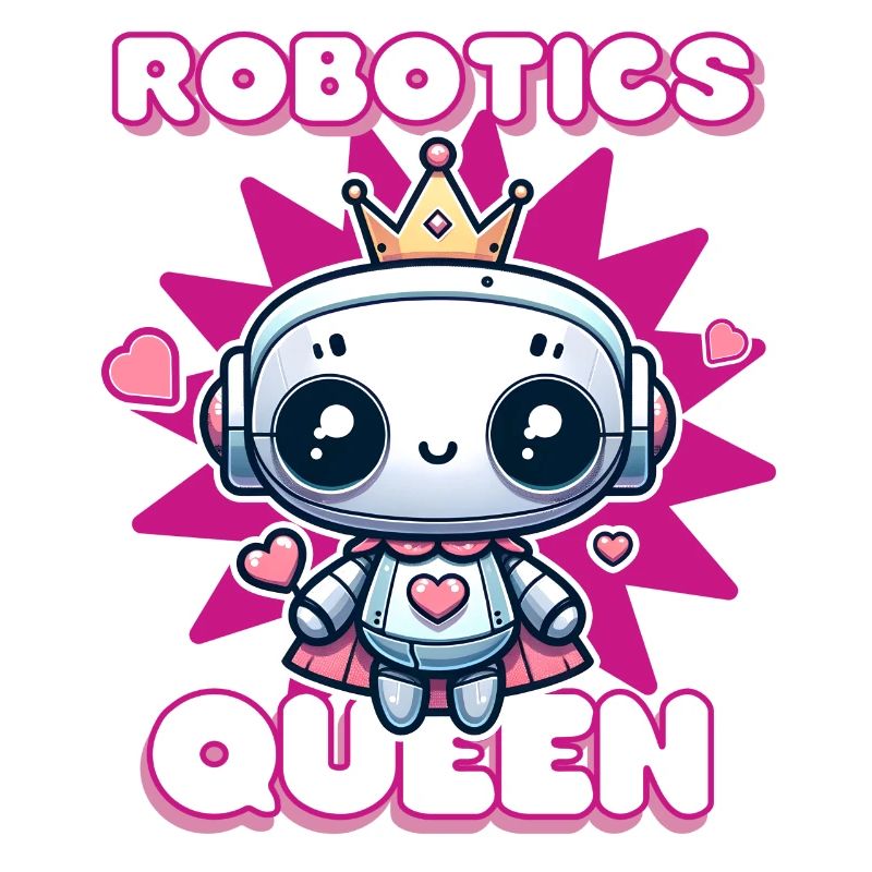 Robotics Queen Engineer Engineering Funny Robot