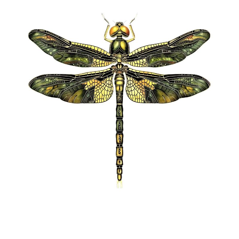 Libellule Libellule Ailes Colorées Libellules Mignonnes