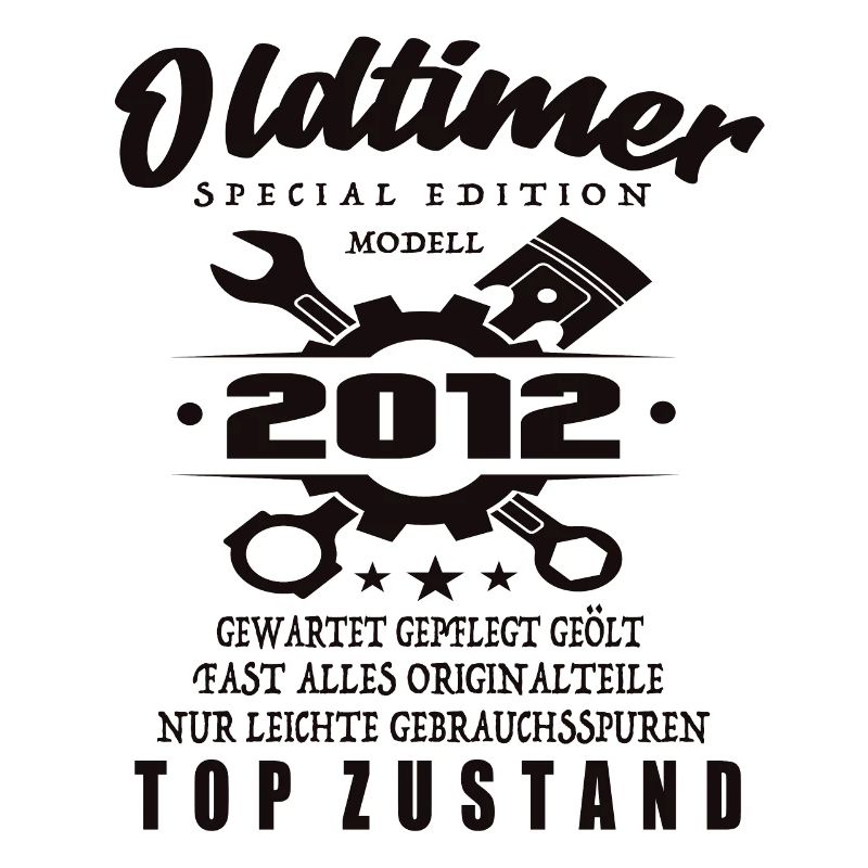 Oldtimer Special Edition Modell 2012 Geburtstag
