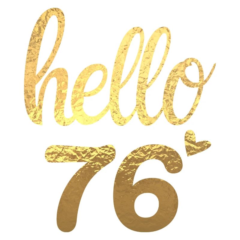 Hello 76 doré
