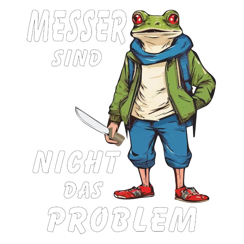 FROSCH MESSER SIND NICHT DAS PROBLEM