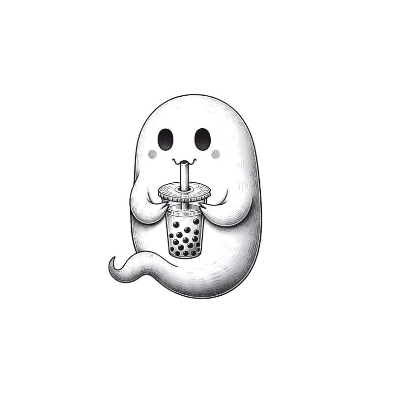 Ghost Drinks Bubble Tea
