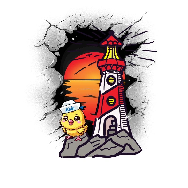maritime lighthouse sailor chick sailor ahoy