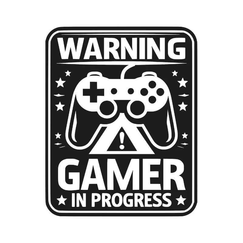 Warning Gamer in Progress