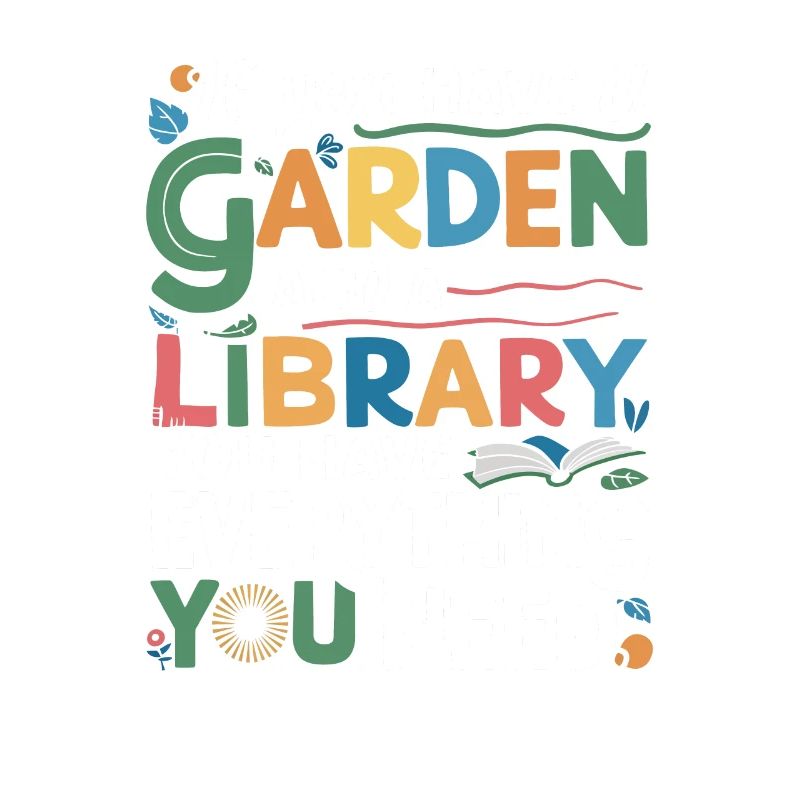 Garden and library – everything you need