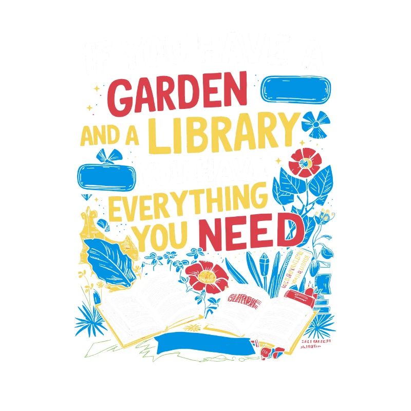 Garden and library – everything you need